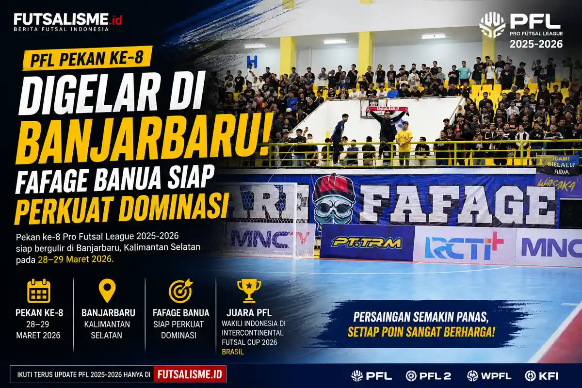 PFL Pekan Ke 8 Digelar Di Banjarbaru Fafage Banua Siap Perkuat Dominasi
